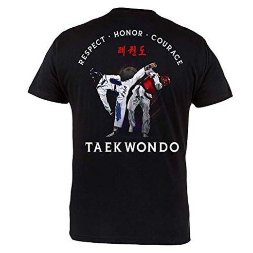 Rule Out Camiseta Ropa de lucha. taekwondo. respect. honor. Corage Gimnasio Entrenamiento