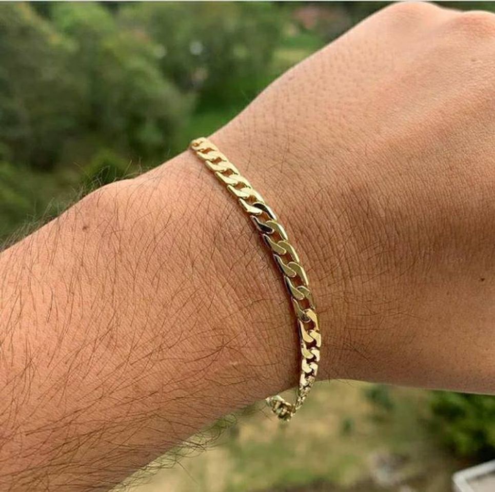 Pulsera De Oro18k🥇 🔥HOMBRE🔥
