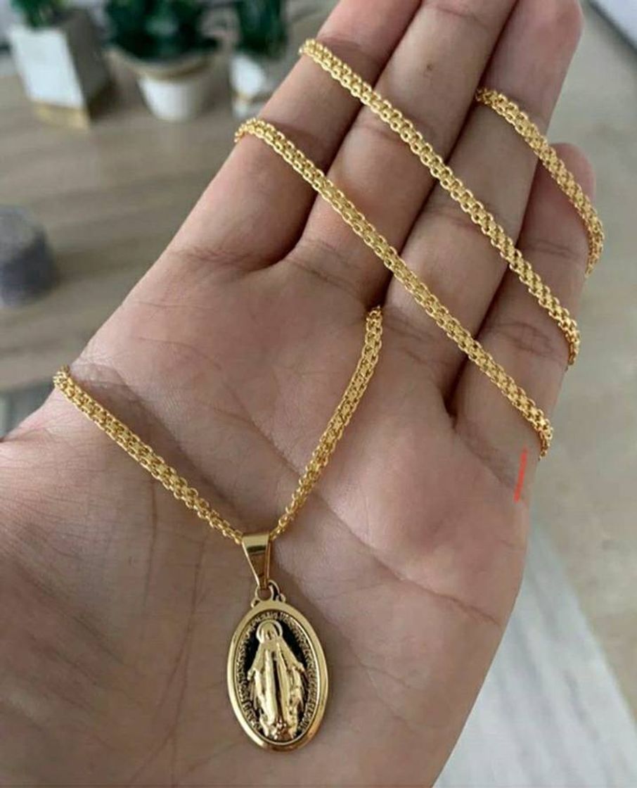 CADENA📿TEJIDO CHINO🤩 DIGE-VIRGEN MILAGROSA🙏🏻