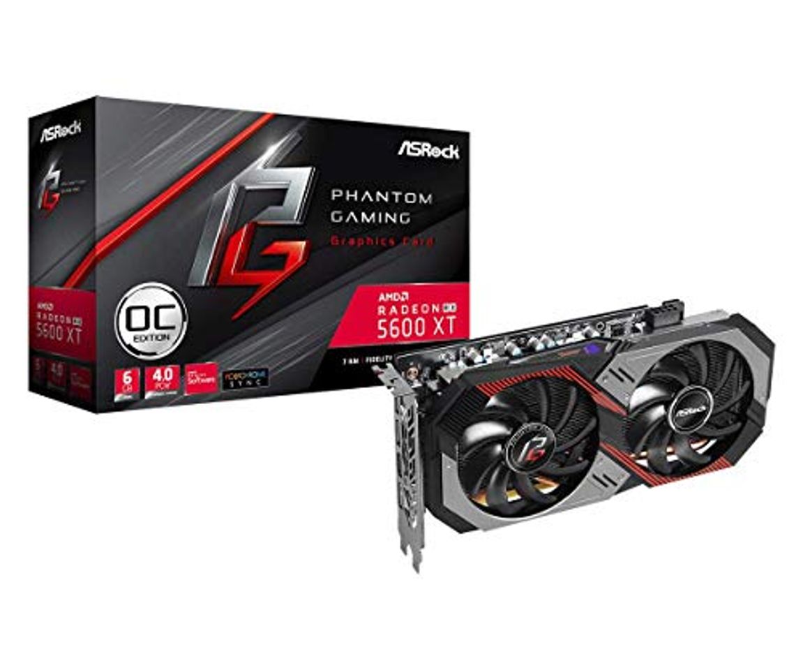 Products ASRock Radeon RX 5600 XT Phantom Gaming D2 6G OC - Tarjeta