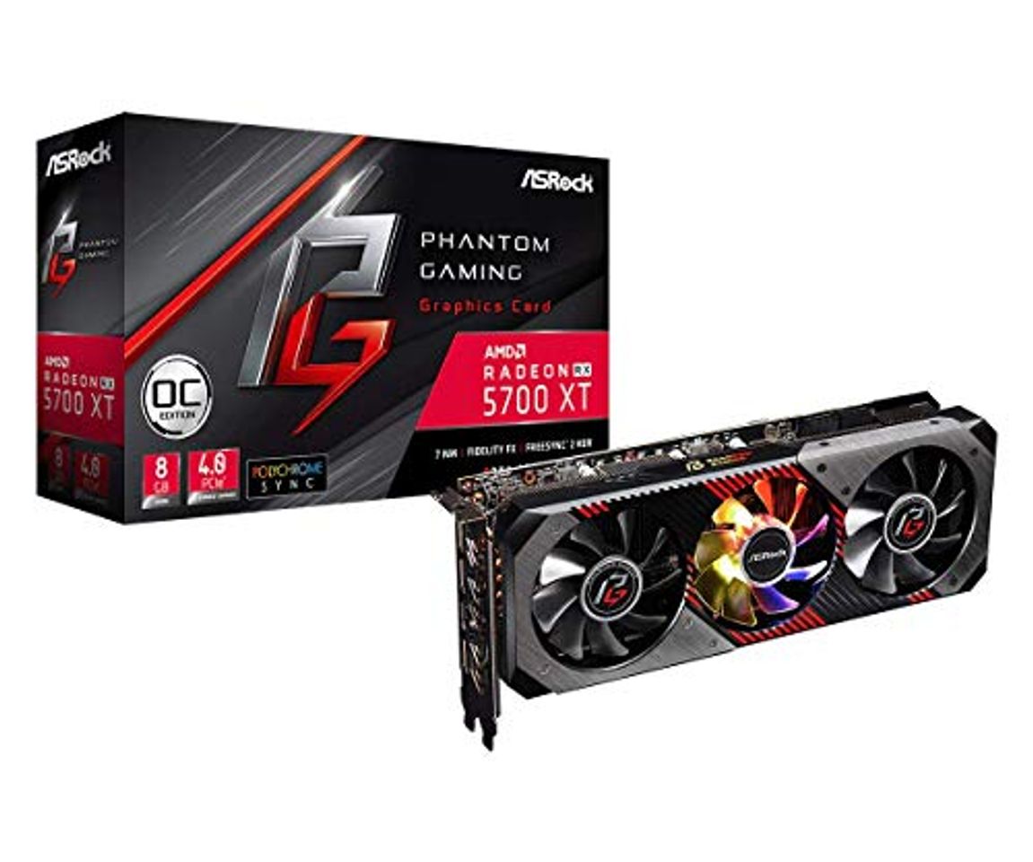 Products Asrock Radeon RX 5700XT Phantom Gaming - Tarjeta gráfica