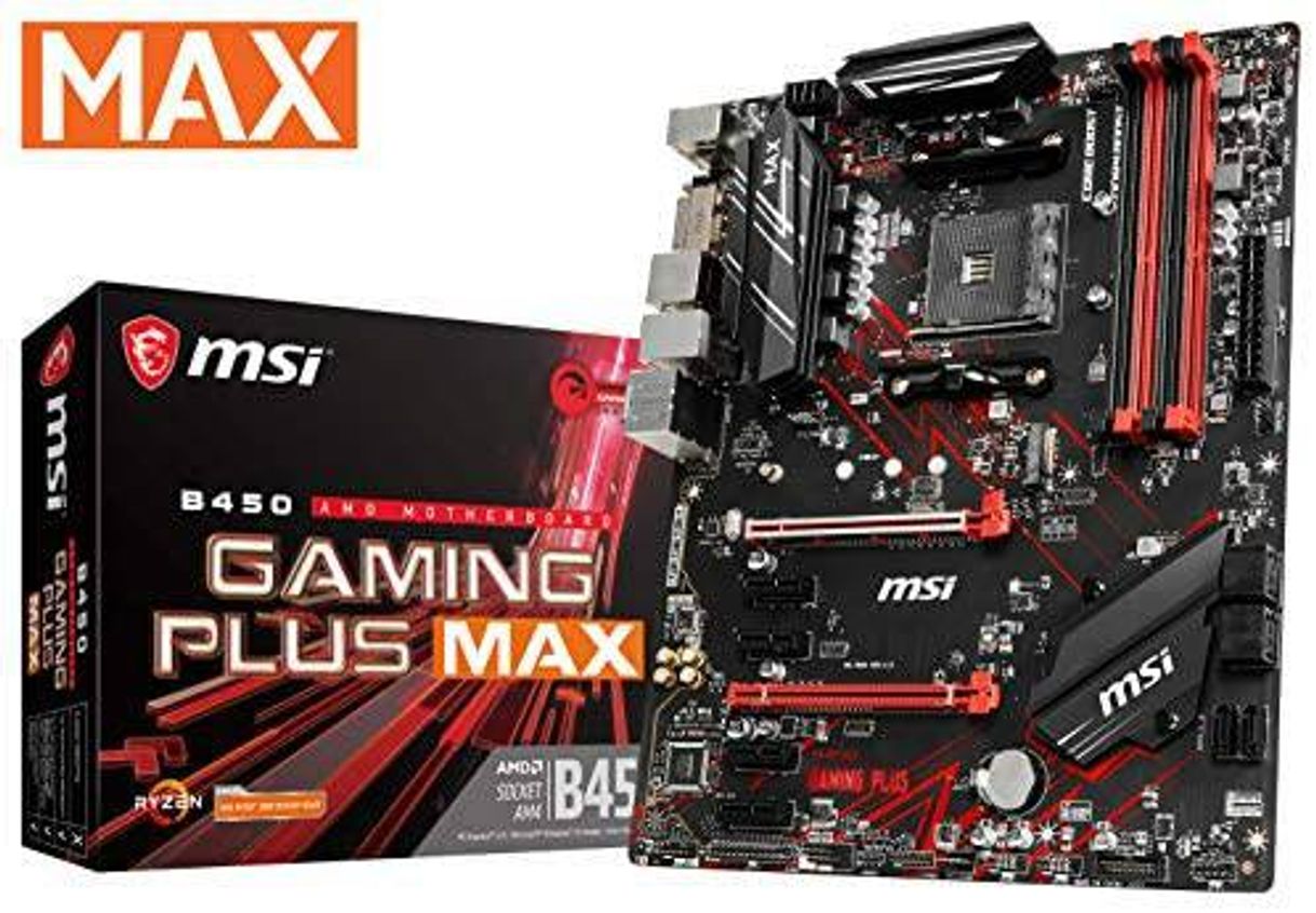 Fashion Tarjeta madre MSI B450 GAMING PLUS MAX