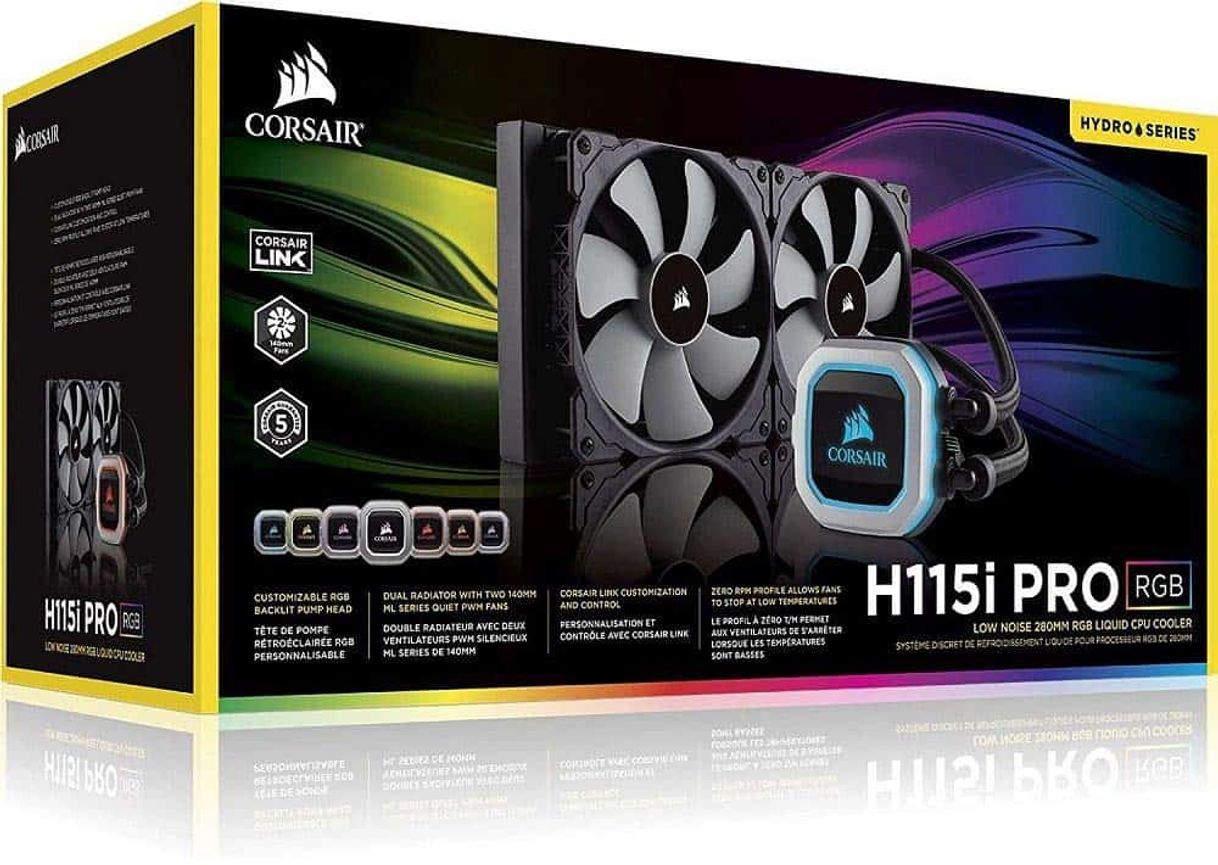 Moda Enfriador Liquido Corsair Hydro Series H115i Pro