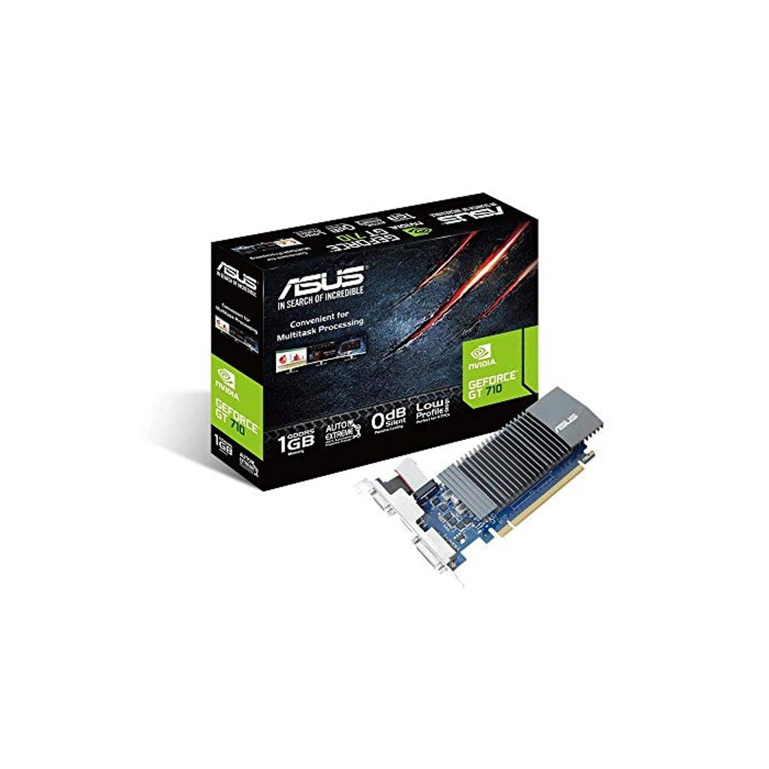 Electronic ASUS GT710-SL-1GD5 GeForce GT 710 1 GB GDDR5 - Tarjeta gráfica