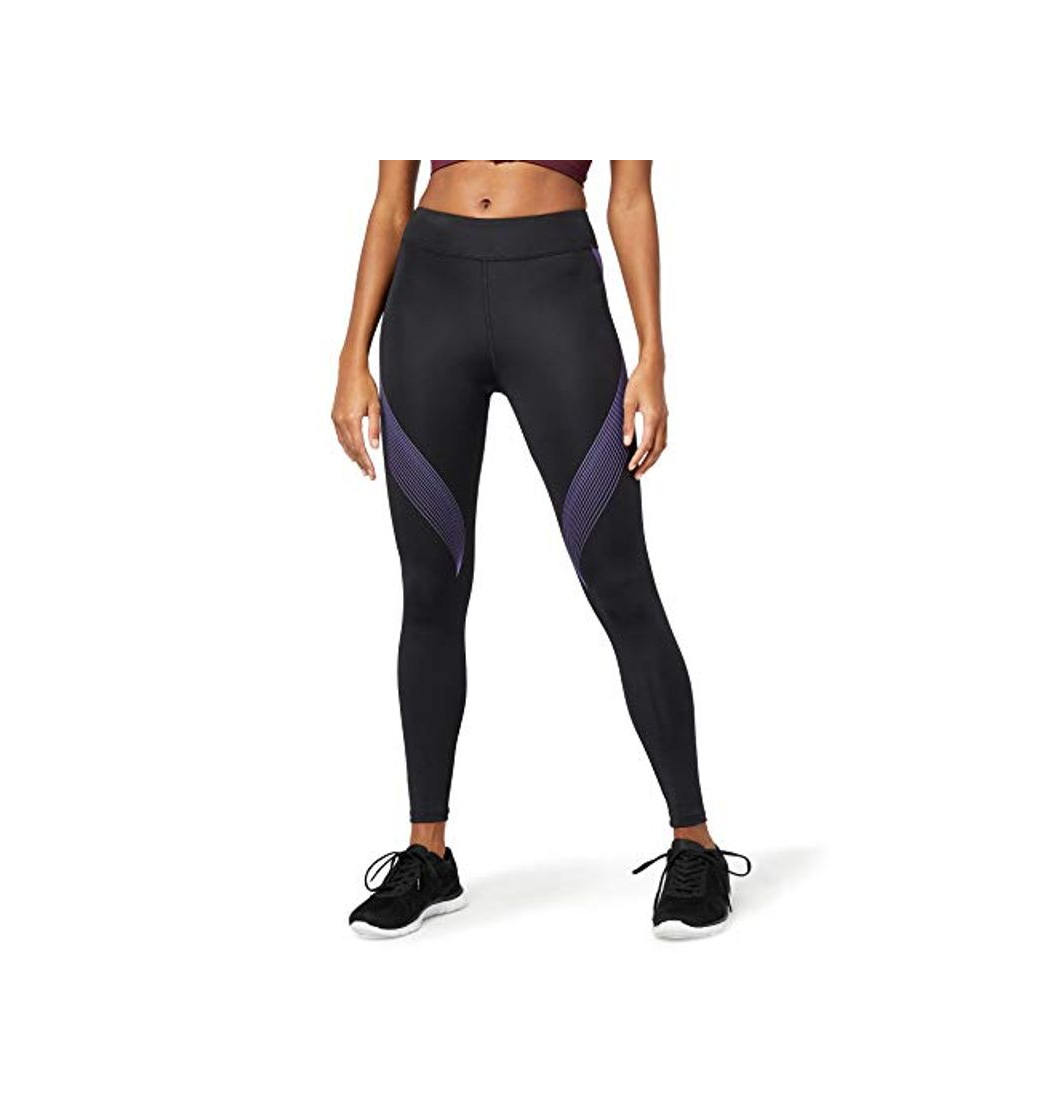 Social Marca Amazon - AURIQUE Bal181la18 - leggings deporte mujer Mujer, Negro