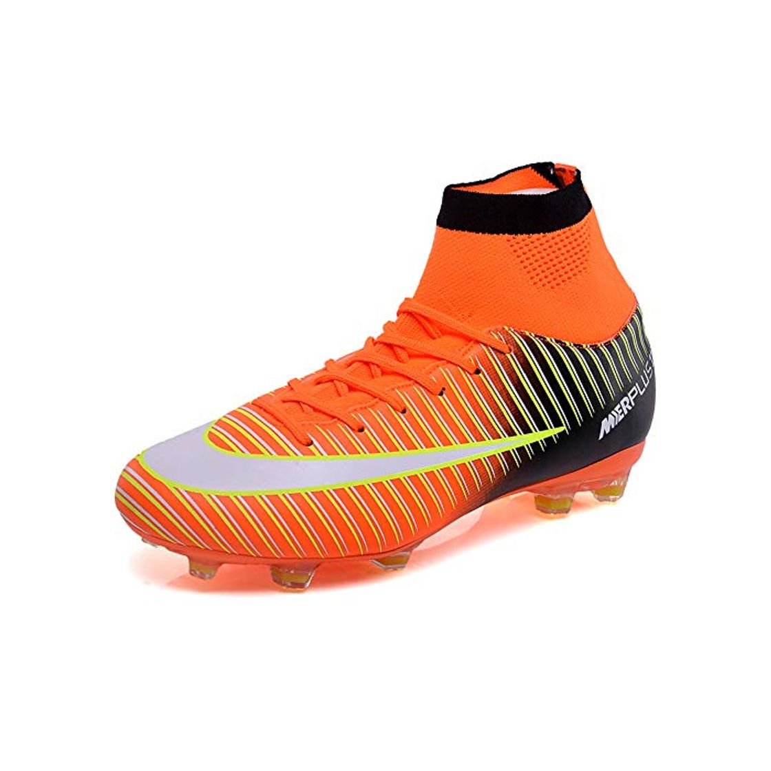 Product BOLOG Zapatos de Fútbol Hombre Spike Aire Libre Profesionales Atletismo Training Botas de Fútbol Ligero Tacos Futbol Zapatos de Deporte