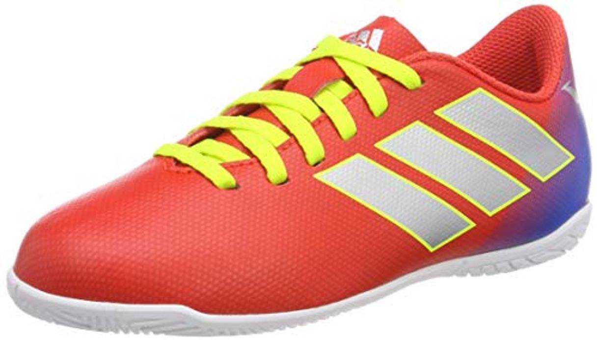 Social Adidas Nemeziz Messi 18.4 in J, Zapatillas de Fútbol para Niños, Rojo