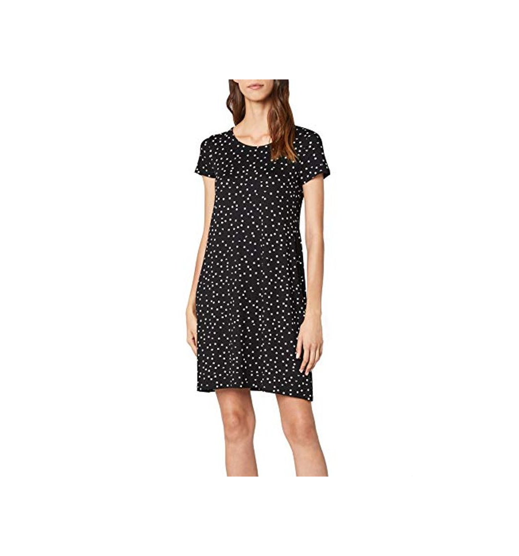 Social Only Onlbera Back Lace Up S/s Dress Jrs Noos Vestido, Multicolor