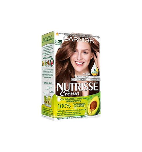 Garnier Nutrisse Creme Coloración permanente con mascarilla nutritiva de cuatro aceites