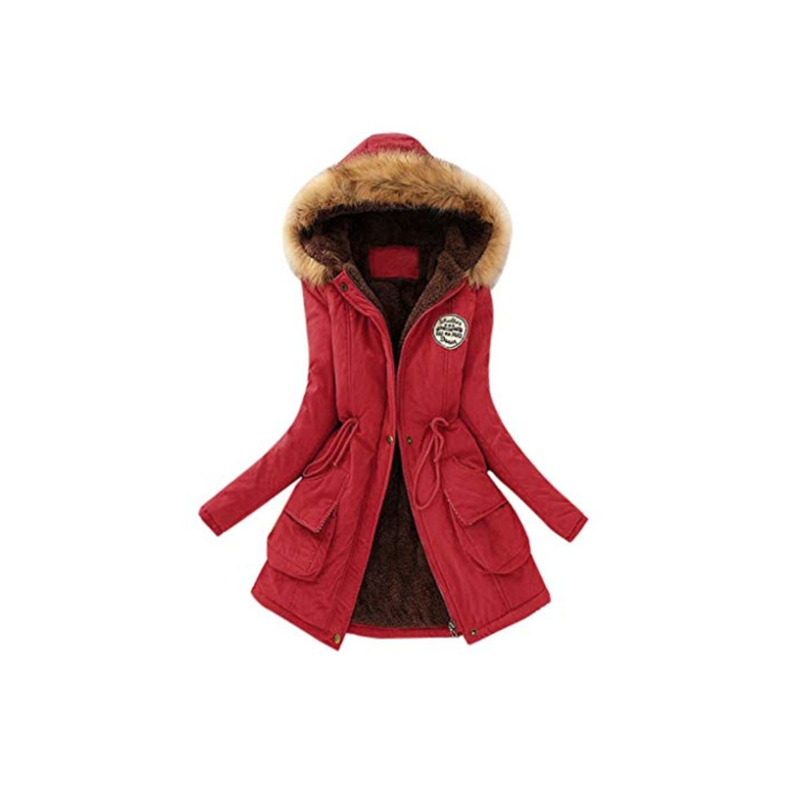 Producto Overdose Chaqueta con Capucha Larga del Cuello De Piel De Las Mujeres Caliente Mejor Vender Nueva 2019 Parka De Invierno Outwear