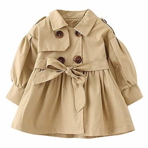 Mitlfuny Invierno Otoño Niñas Niños Bebés Ropa Chaqueta Cortavientos Falda Abrigo de