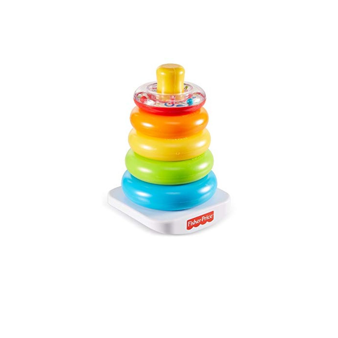 Social Fisher-Price - Pirámide Balanceante, Juguete para Bebé +6 Meses