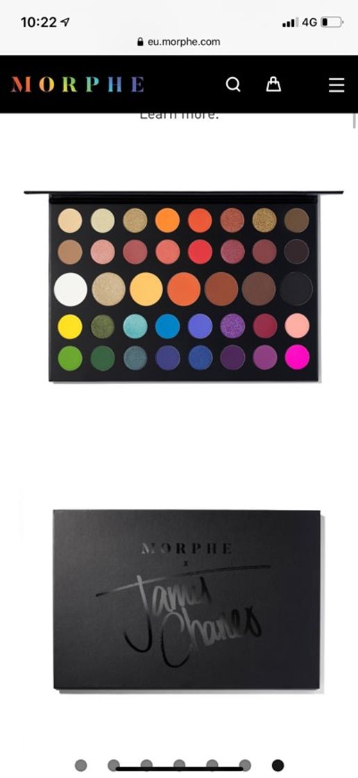 Moda James Charles x Morphe, fácil de trabajar y buena calidad 