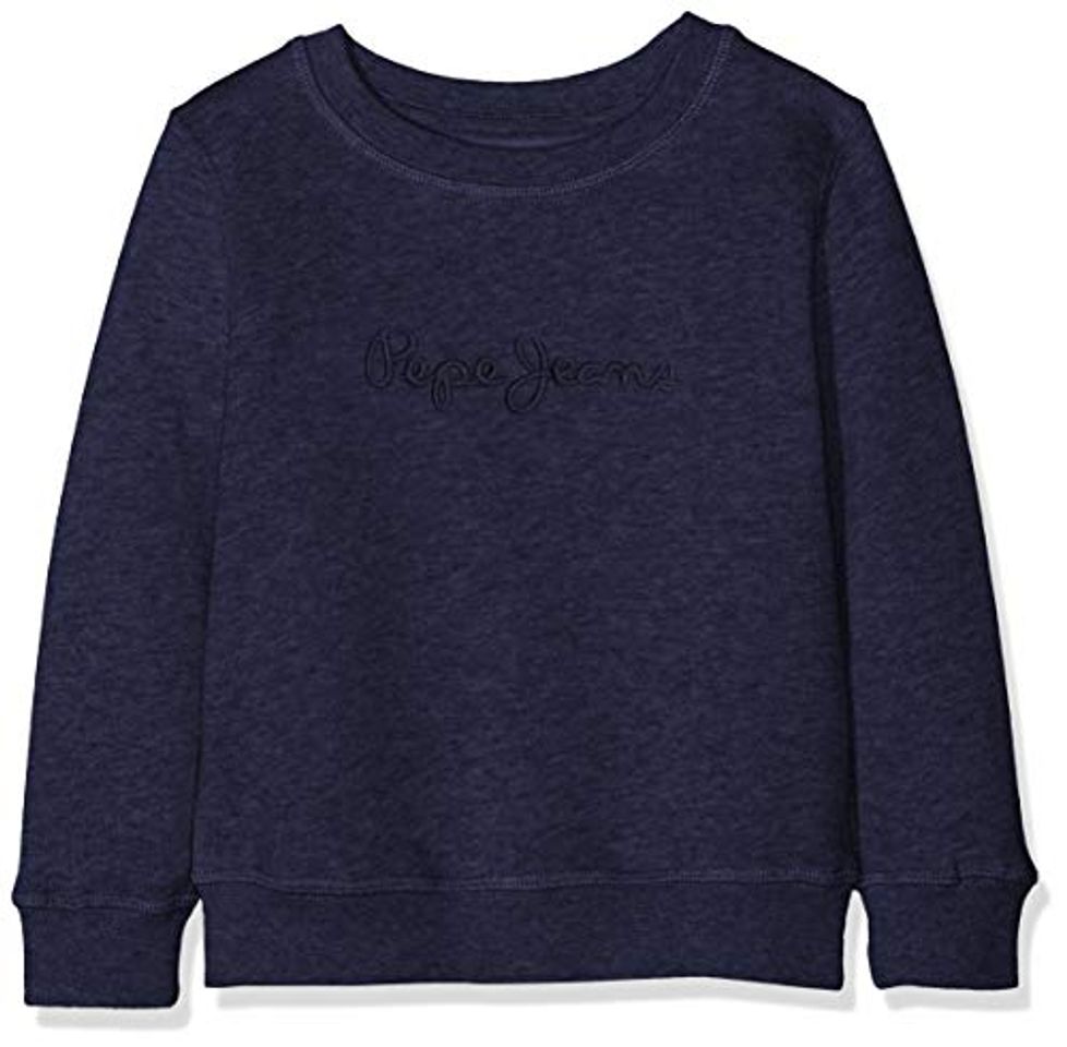 Moda Pepe Jeans Crew Neck Boys Sudadera, Azul