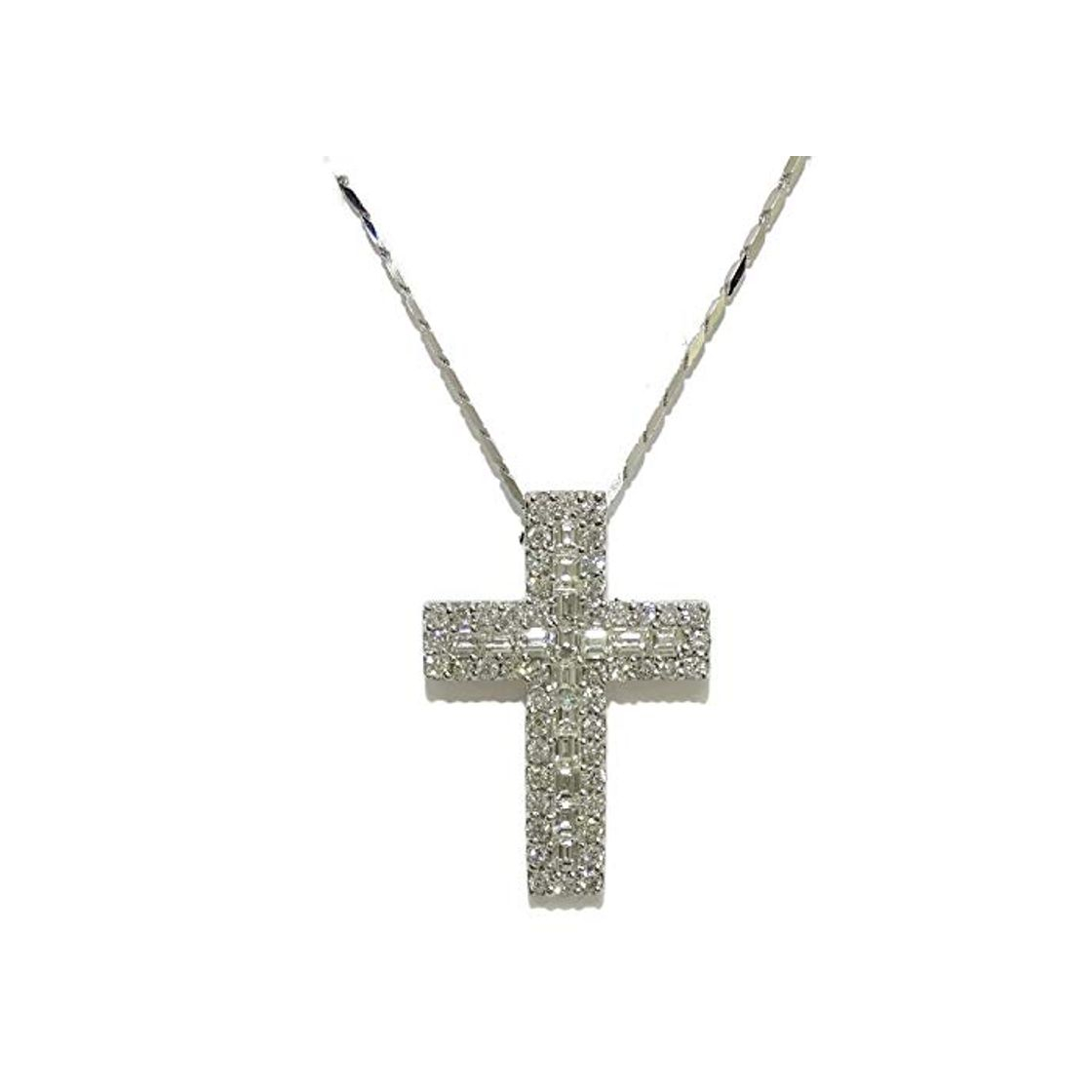 Social Never Say Never Cruz para Hombre de Diamantes de 1