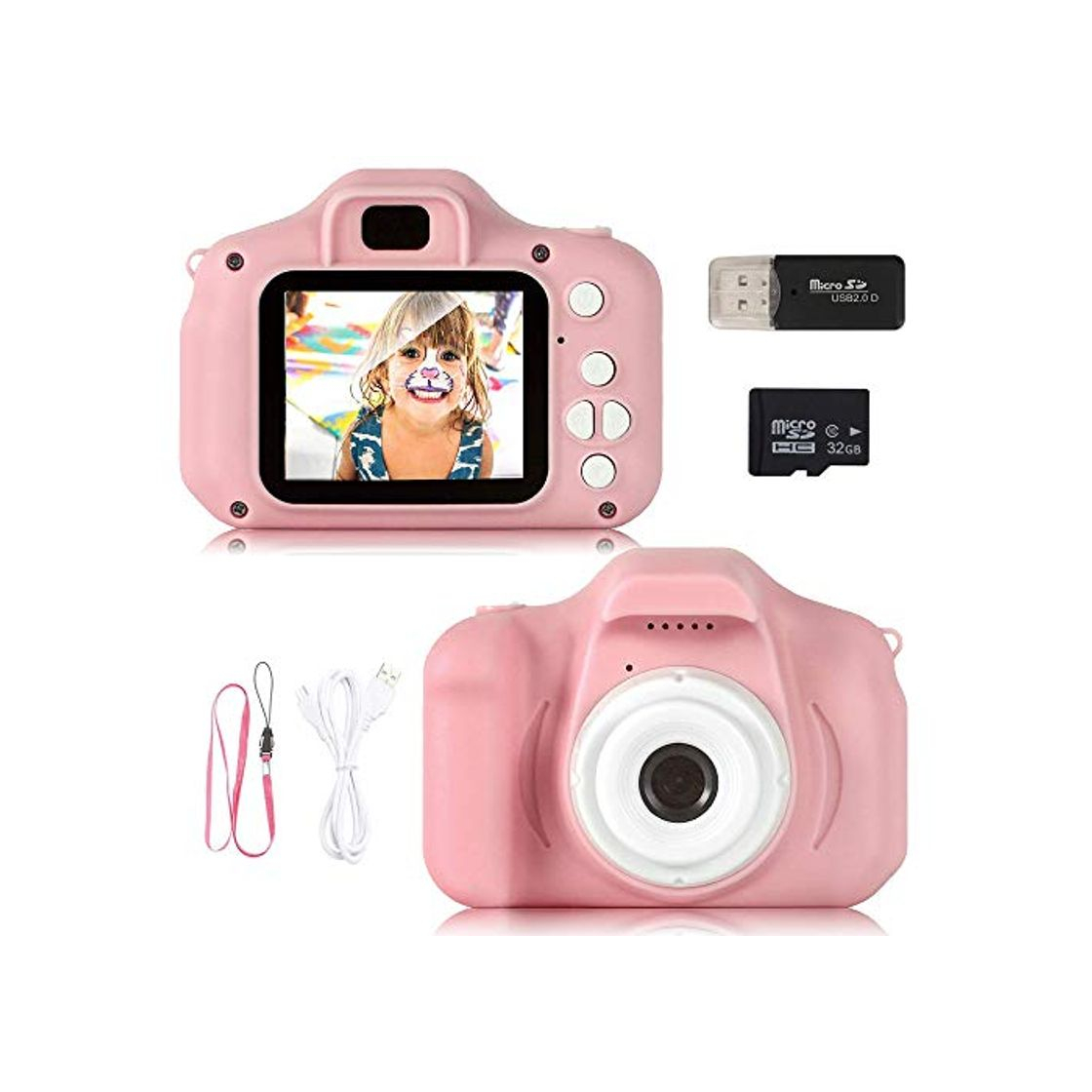 Producto ZStarlite Cámara Digital para Niños, 1080P 2.0"HD Selfie Video Cámara Infantil, Regalos