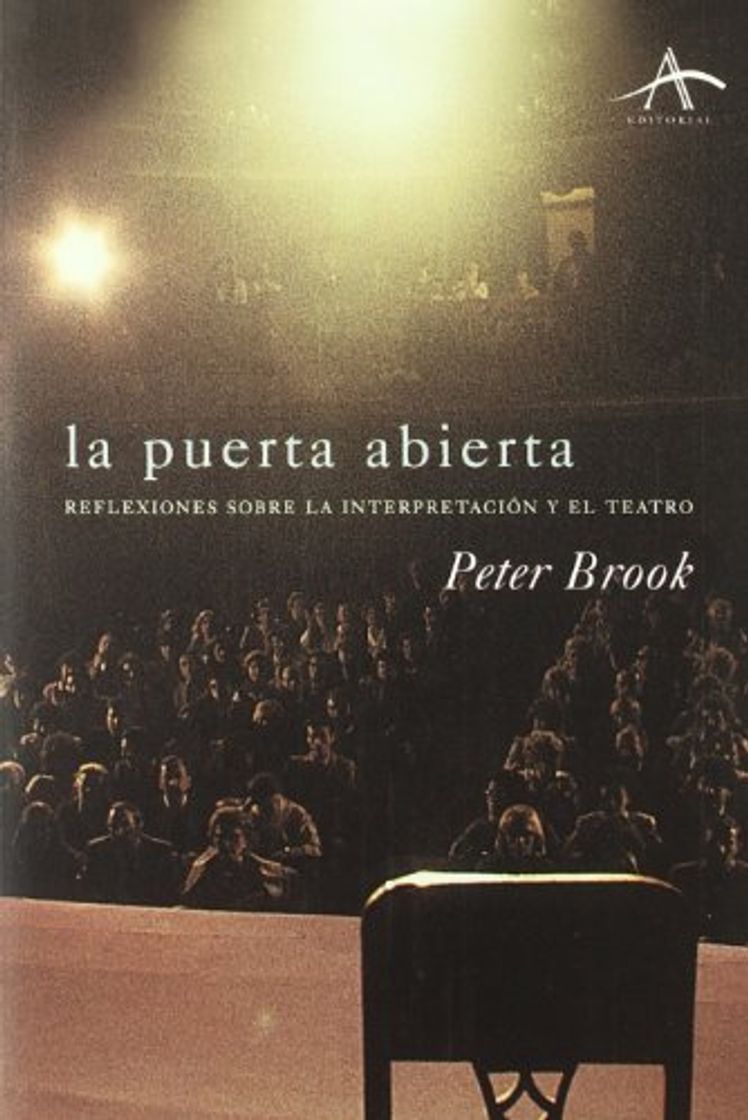 Book La puerta abierta: Reflexiones sobre la interpretación y el teatro