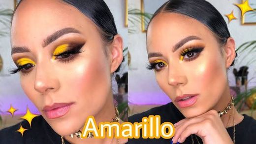 Tutorial de maquillaje en tonos amarillos - Samii Herrera 
