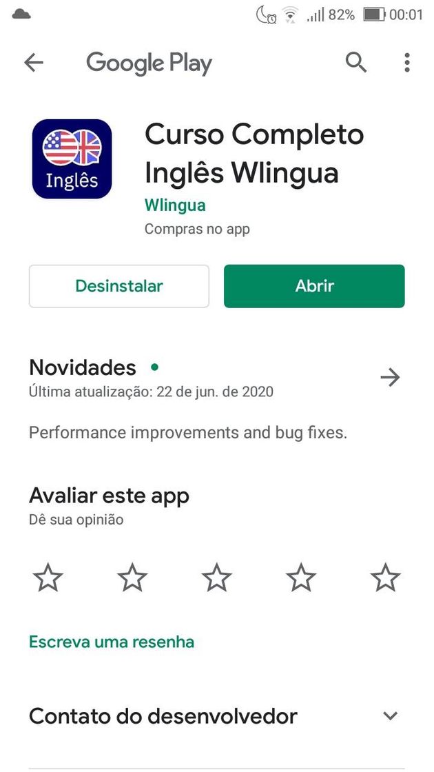 Para estudar inglês