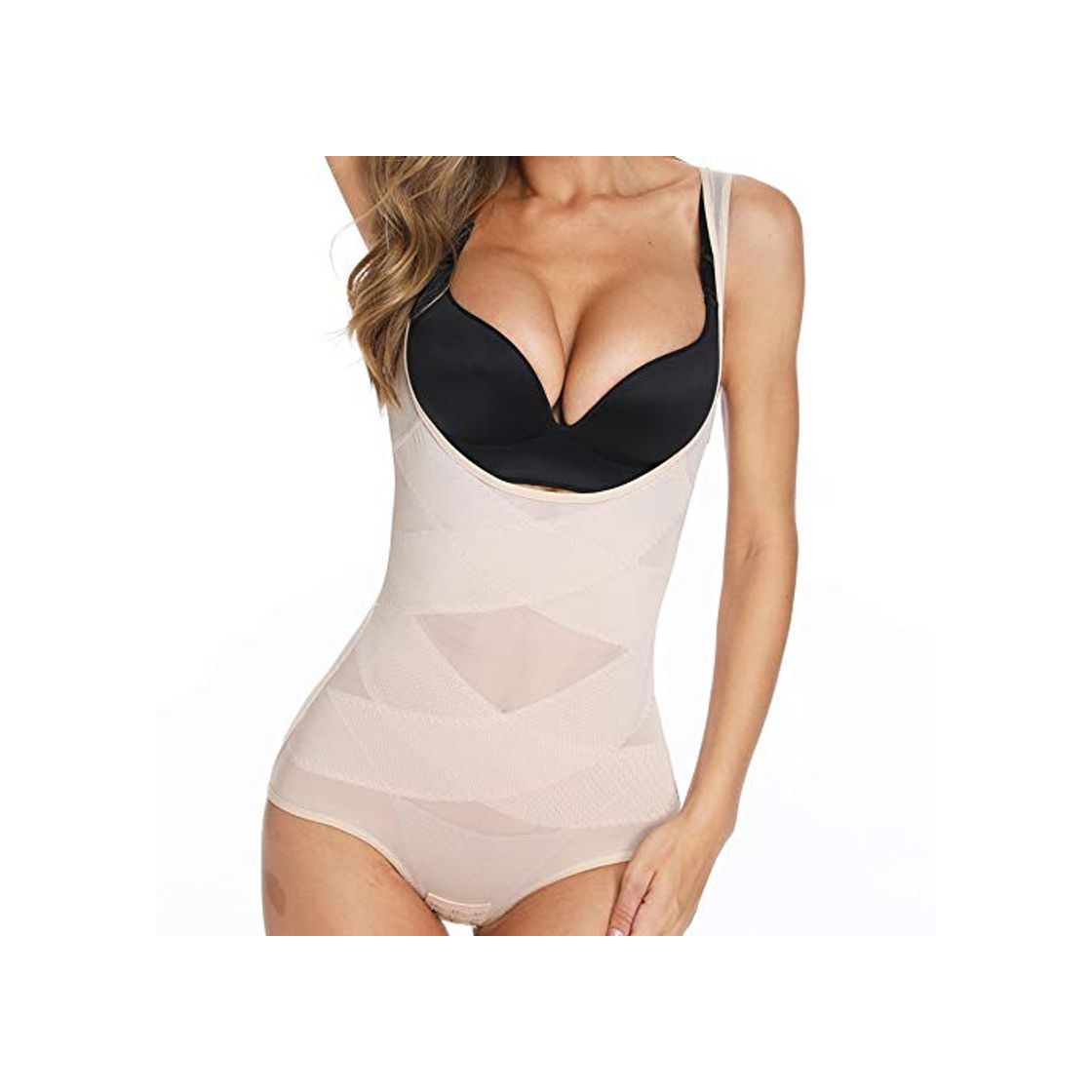 Social MISS MOLY Mujer Adelgazar Lencería Respirable Shapewear Cómodo Moldeadora Slimming Faja Reductora Abdomen Cintura Adelgazante sin Costuras Ligero Bodysuit Body Shaper Corsé