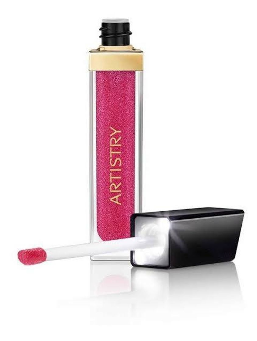 Moda Brillo Labial Rose Petal Con Luz Artistry