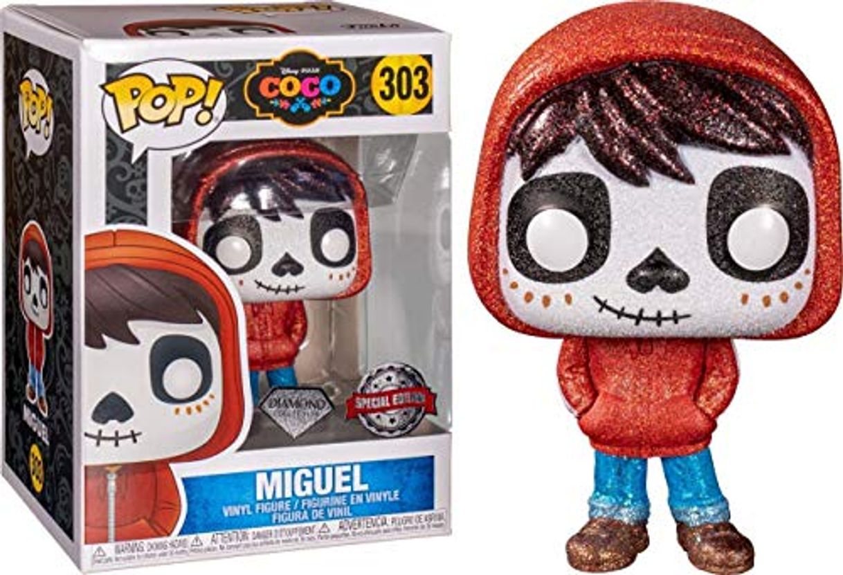 Social Funko Pop! 303 Disney Pixar Coco Miguel Hot Topic Exclusive Diamond Collection