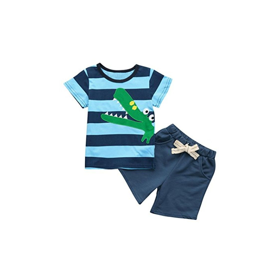 Product Fossen Ropa Niño Bebe 1-6 años Verano Conjuntos Dibujos Animados de cocodrilo