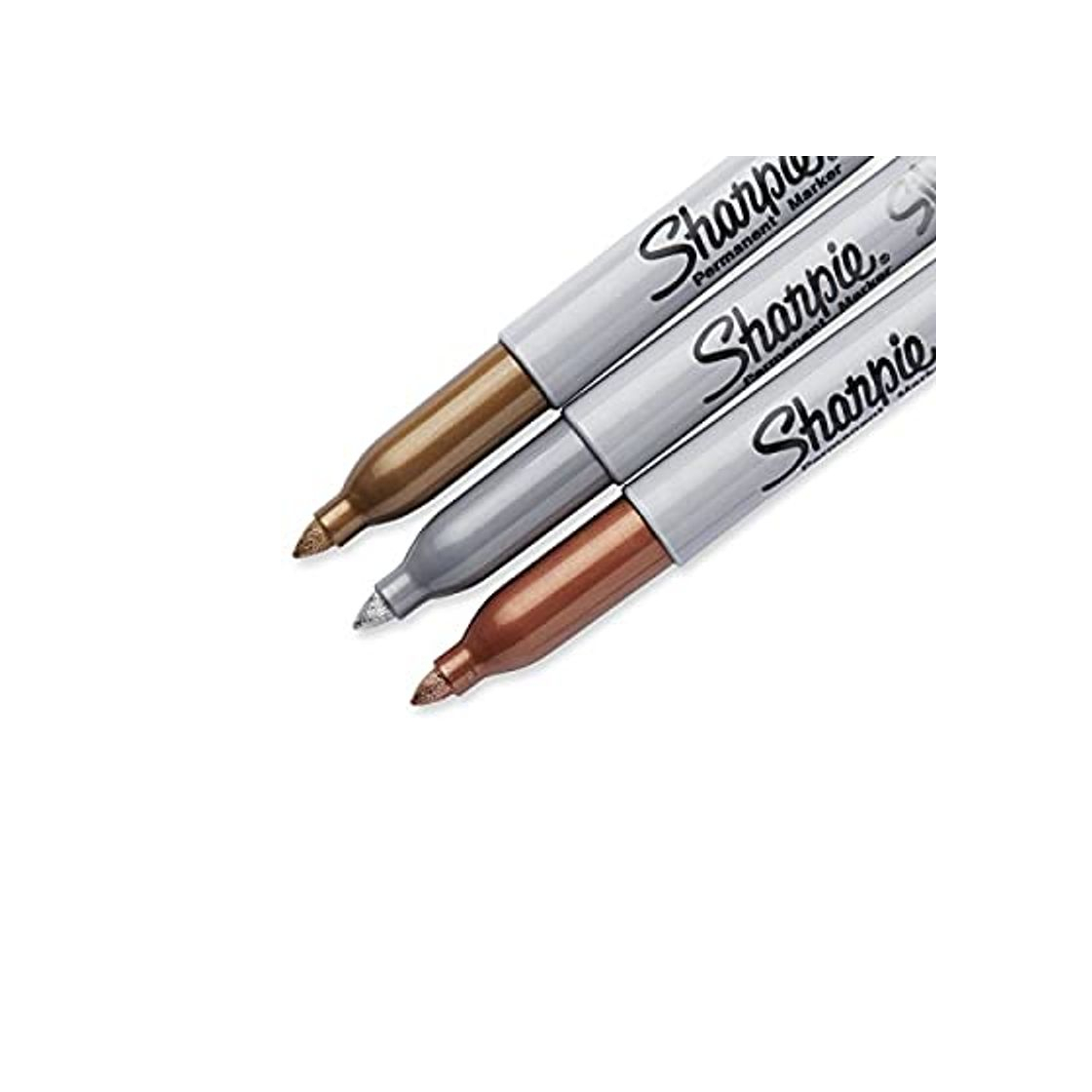 Producto Sharpie Metallic Bronce, Oro, Plata 3pieza