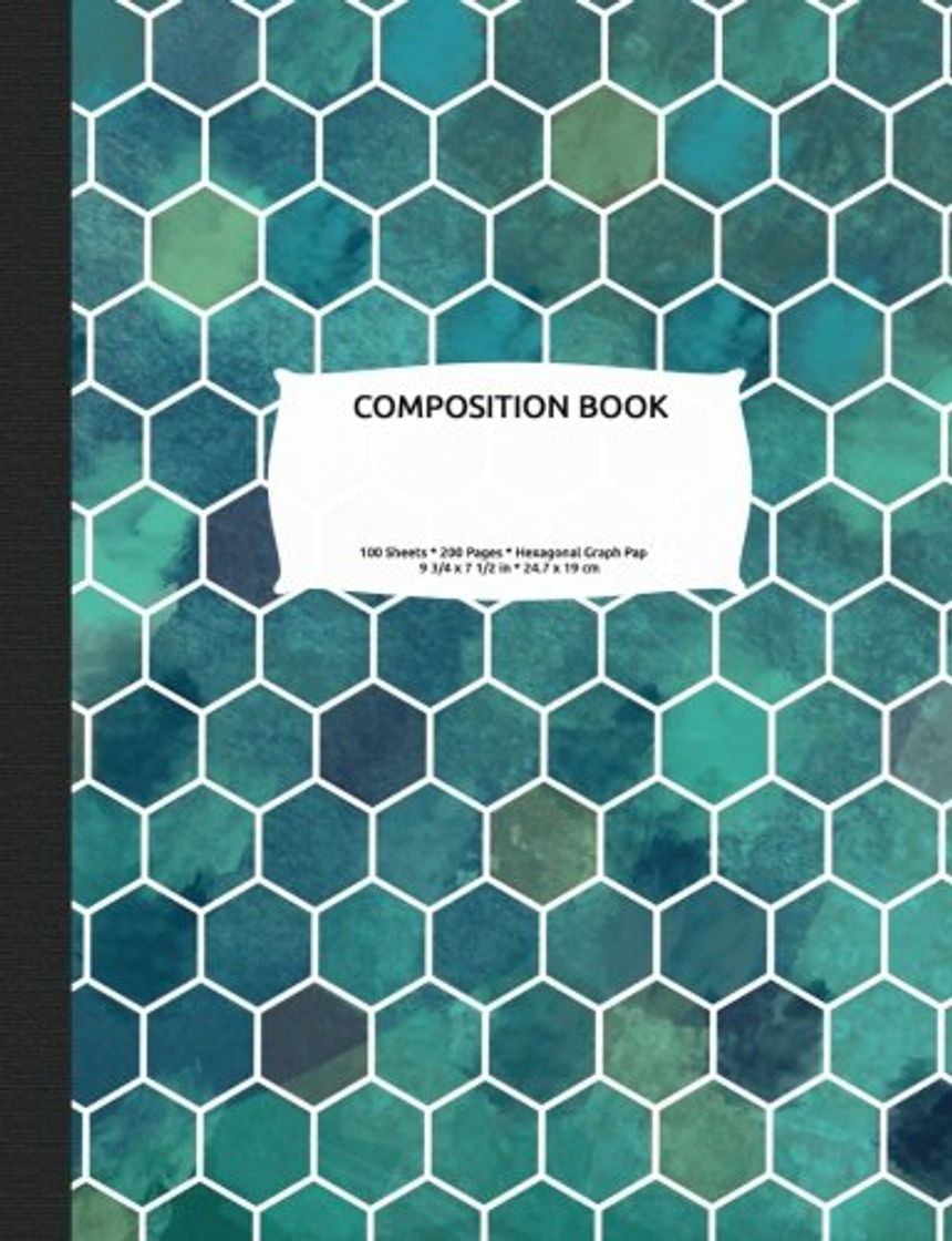 Producto Hexagonal Graph Paper Composition Notebook: Organic Chemistry & Biochemistry Note Book, 200