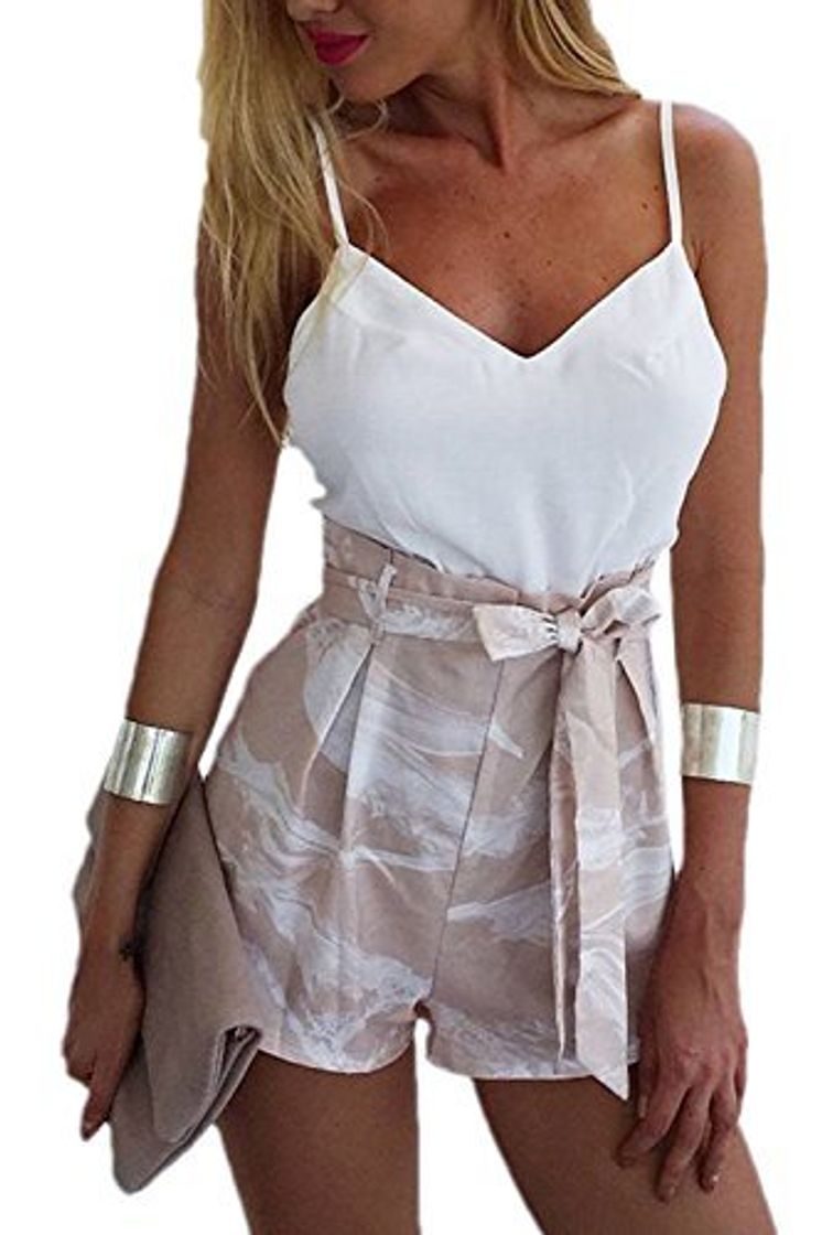 Social Las Mujeres Elegantes Trajes De 2 Piezas Rompers Cami Top Y Pantalones