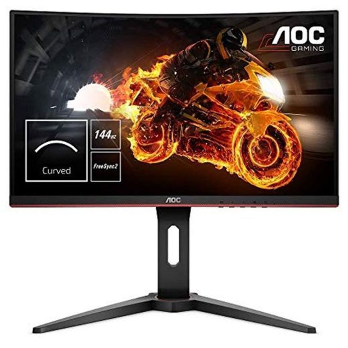 Social AOC C24G1 - Monitor Gaming Curvo de 24" con Pantalla Full HD