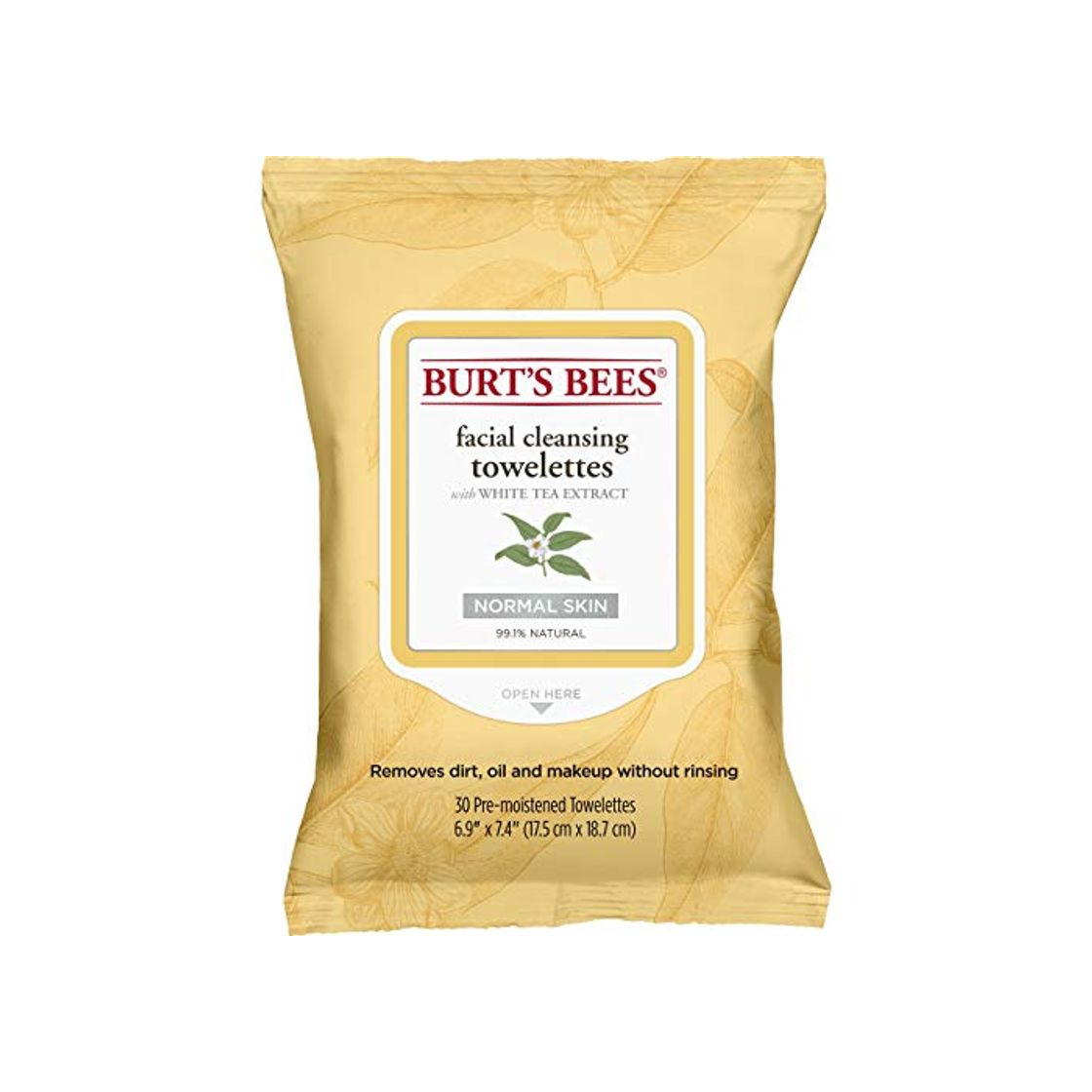 Producto Las abejas de Burt faciales Toallitas de limpieza con extracto de té