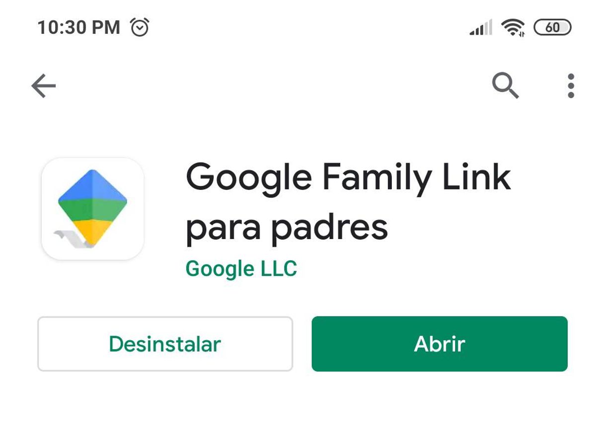 App Family links