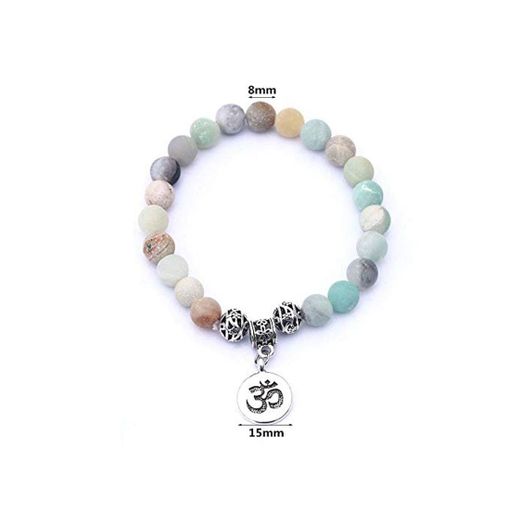 CHINA CCFcao Pulseras para Hombre De Piedras De Lava Brazalete Mujer Yoga Zen Accesorios para Dama Regalo para Navidad Dia De San Valentin Amor 8Mm