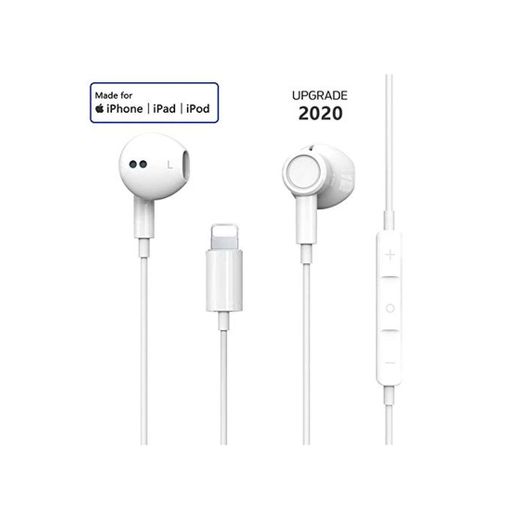Auriculares para iPhone in-Ear Earphones con Cable Auriculares Proporcionan Control de Micrófono