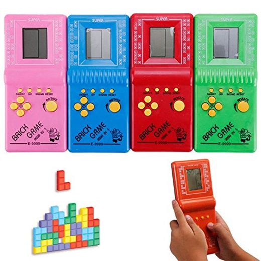 Kinbelle - Juego de mano Tetris juguetes clásicos de bolsillo con arcada