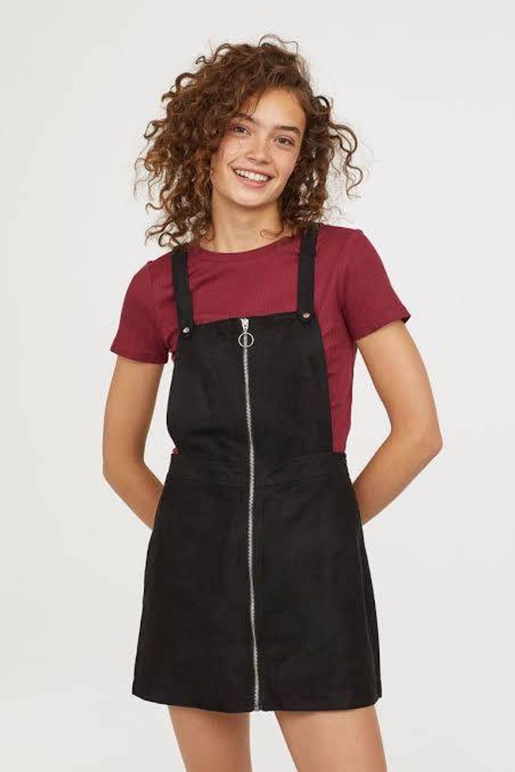 Moda Vestido overall H&M