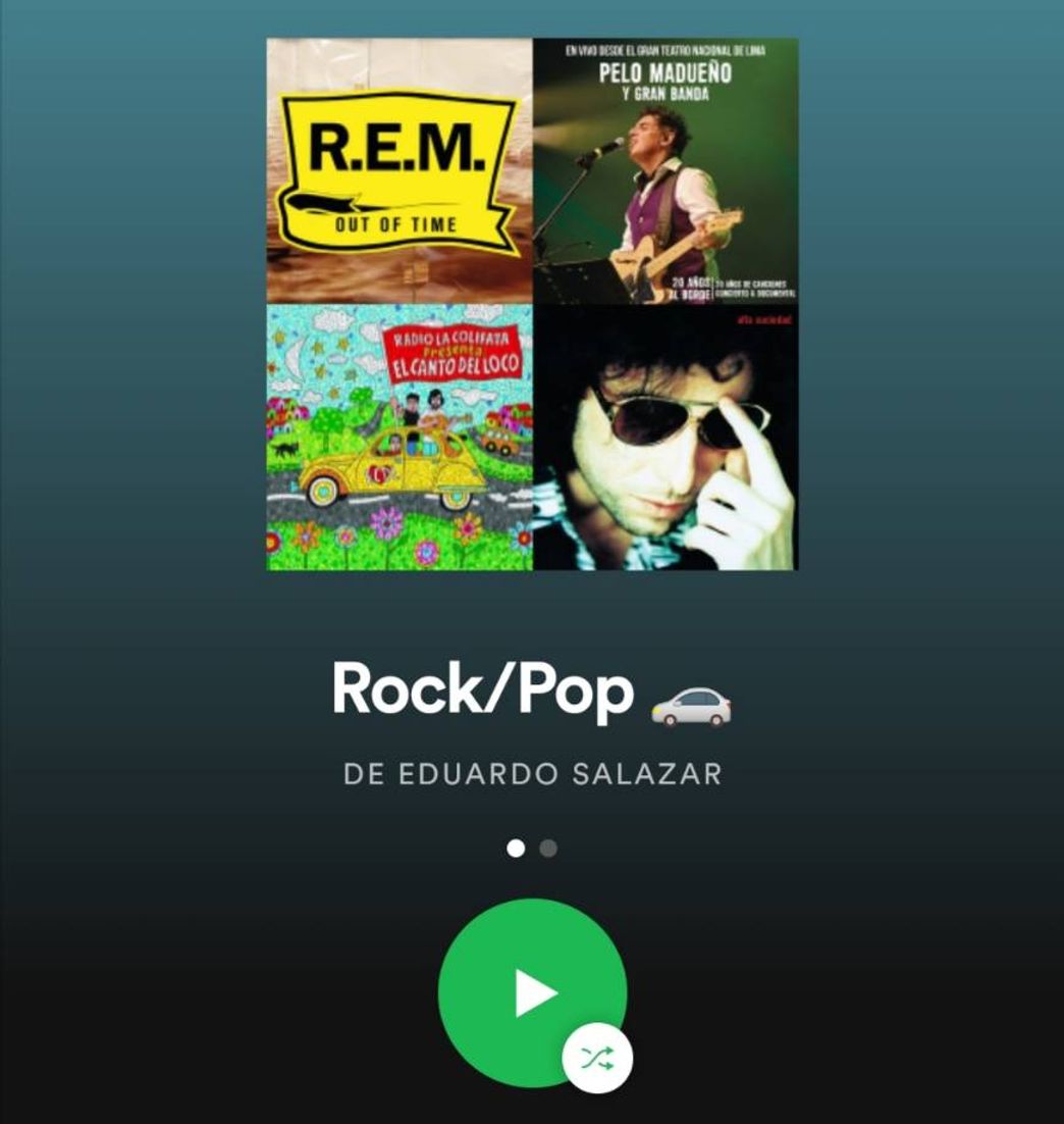 Music Playlist ROCK/POP VARIADO. EN MI CUENTA DE SPOTIFY