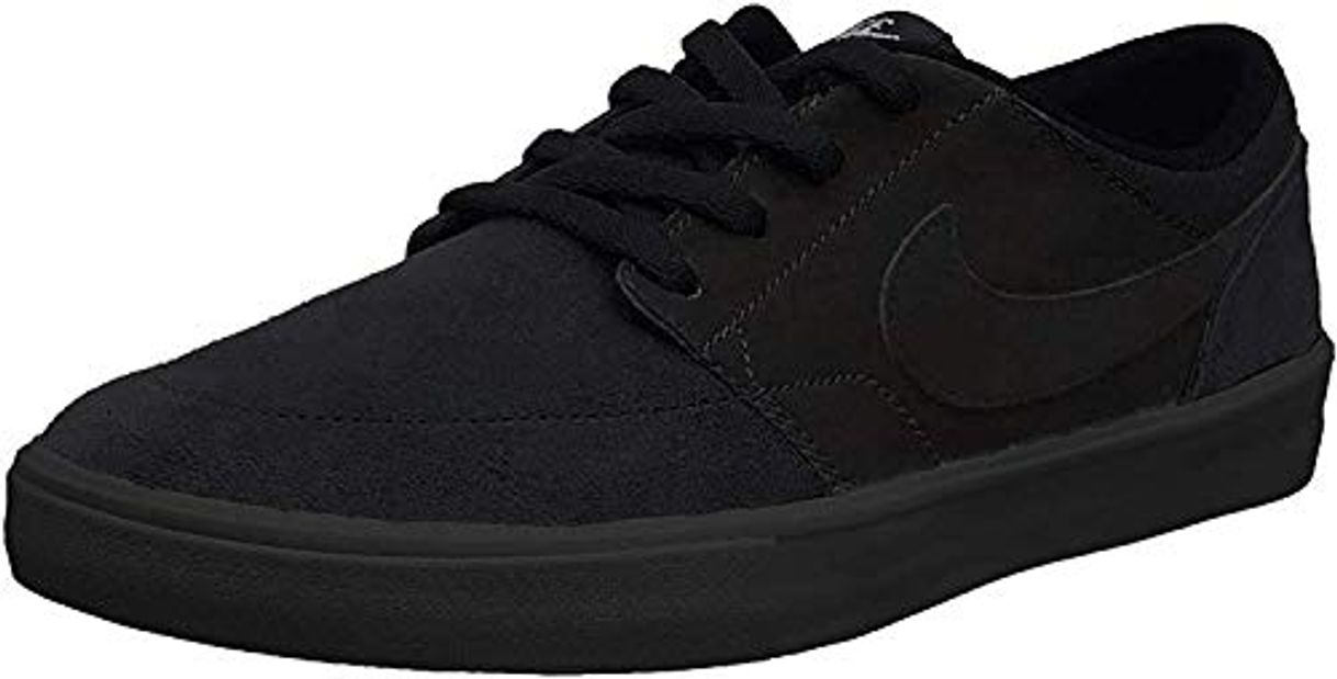 Product Nike SB Portmore II Solar, Zapatillas de Skateboard Unisex Adulto, Negro