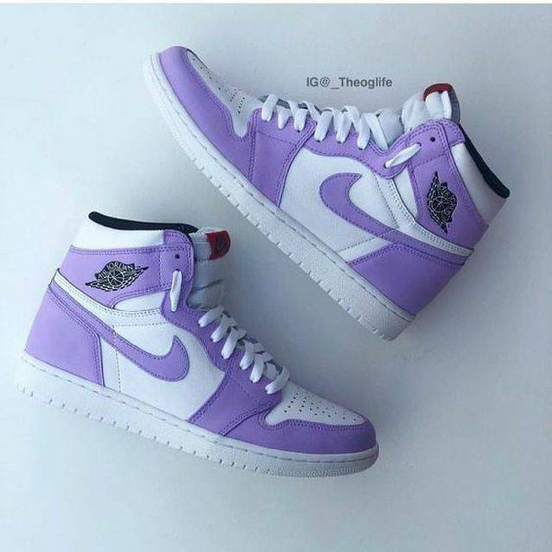 Moda Jordan 1 purple pastel