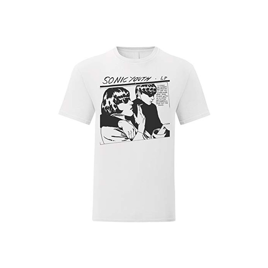 Producto LaMAGLIERIA Camiseta Hombre Sonic Youth LP Black Print - Camiseta 100% algodòn