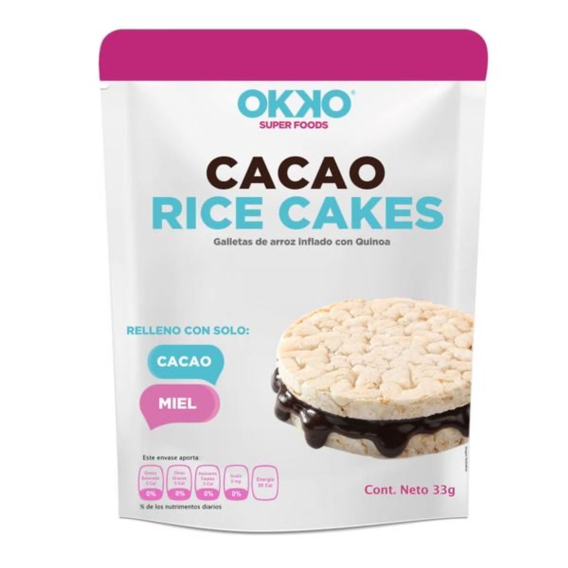 Moda Rice cakes cacao ✅