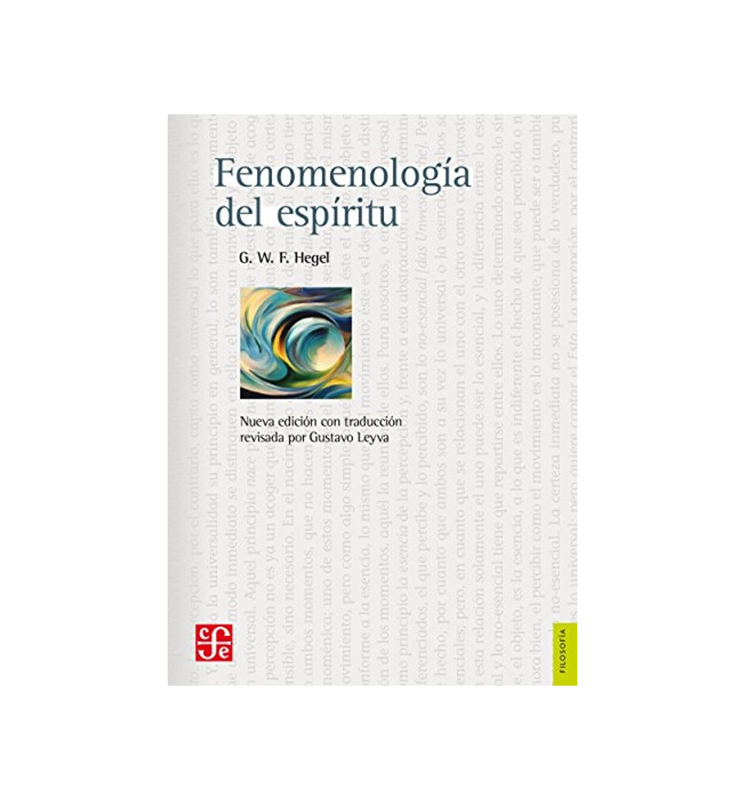Book Fenomenología del espíritu