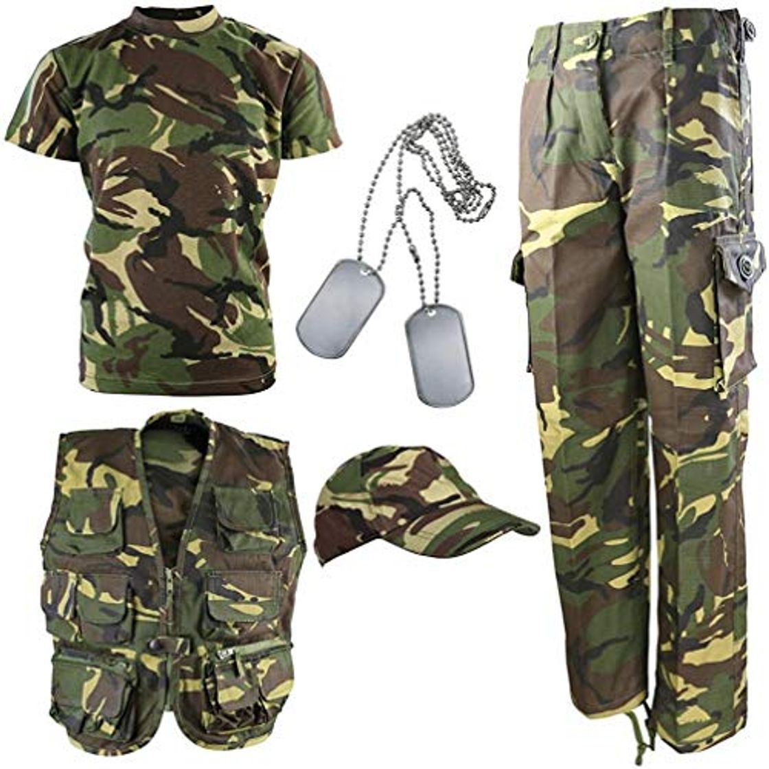 Social Kombat UK niños Kit del ejército DPM Camuflaje Explorer