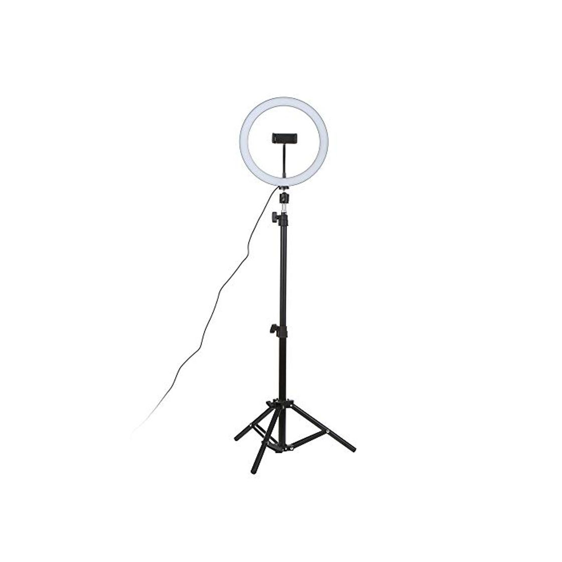 Social Galapara Luz de Anillo DC5V 7W LED Regulable con Soporte 3-Colors 360