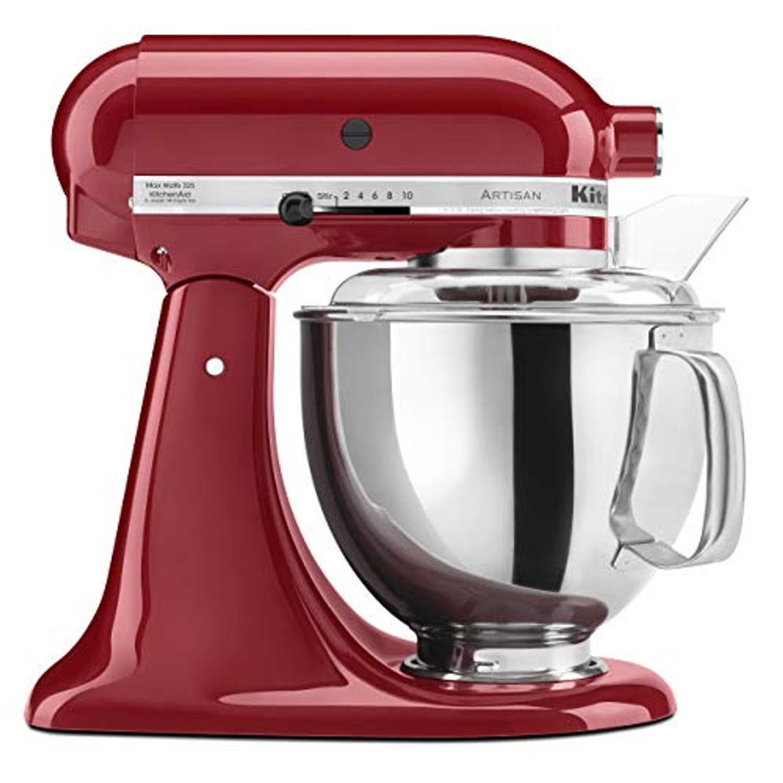 Social KitchenAid KSM150PSER - Batidora amasadora, color rojo
