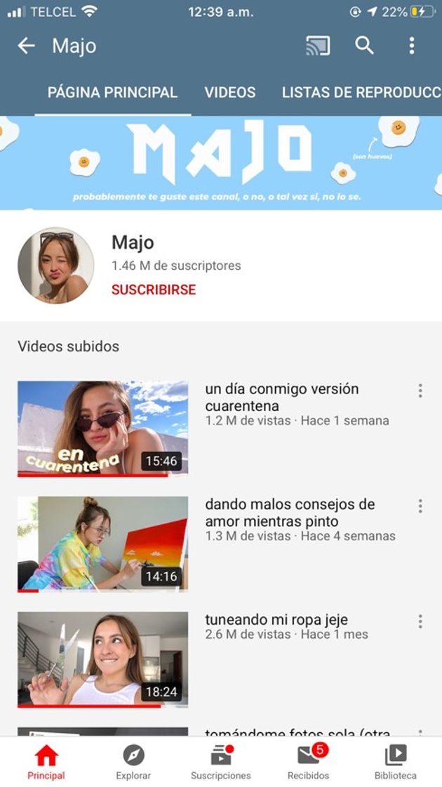 Moda Canal de YouTube 