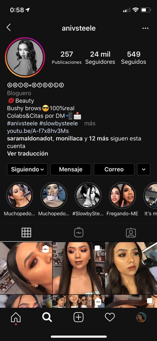 Fashion Perfil de Instagram 