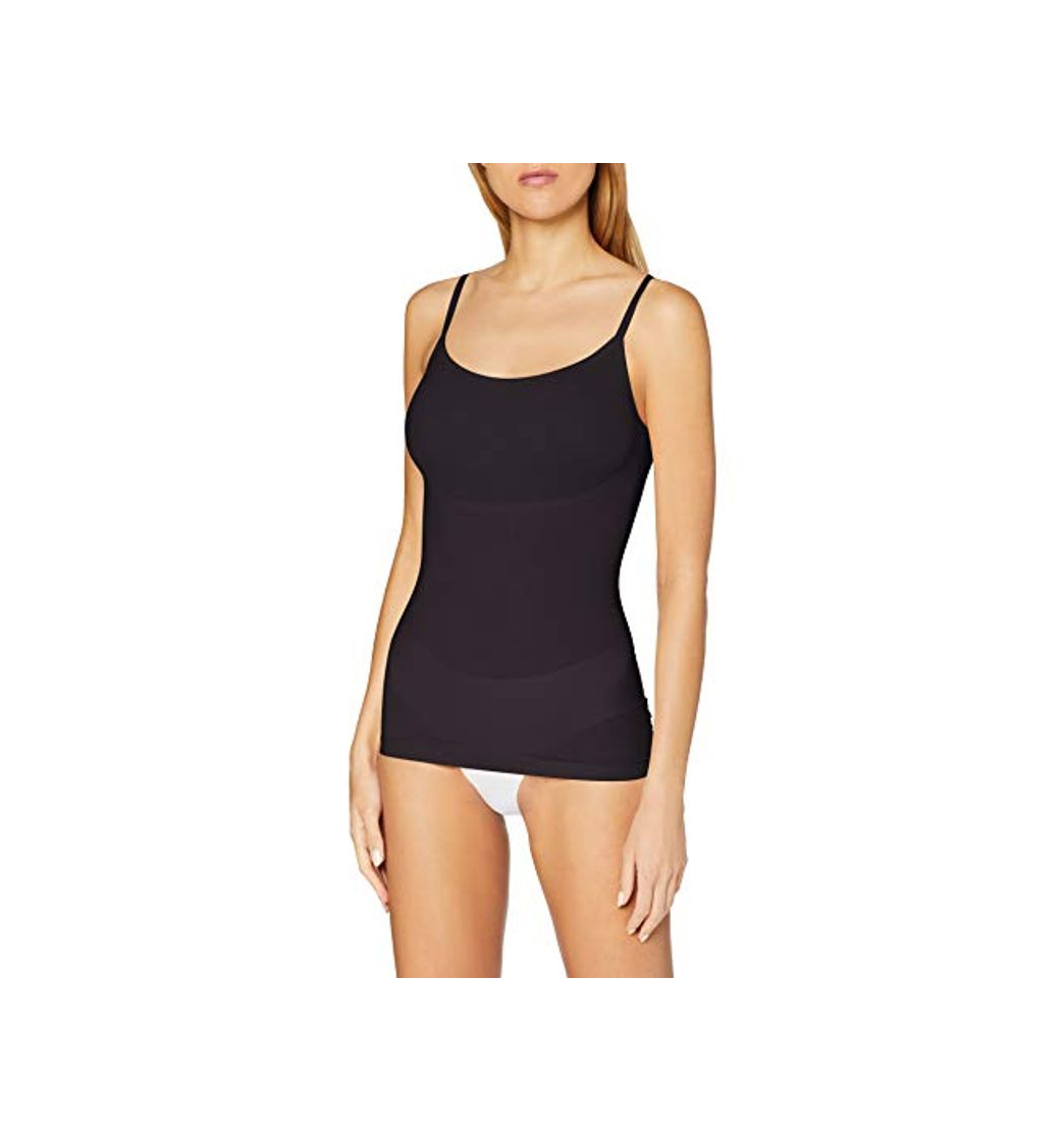 Social Spanx Thinstincts Convertible Cami Camiseta Moldeadora, Negro