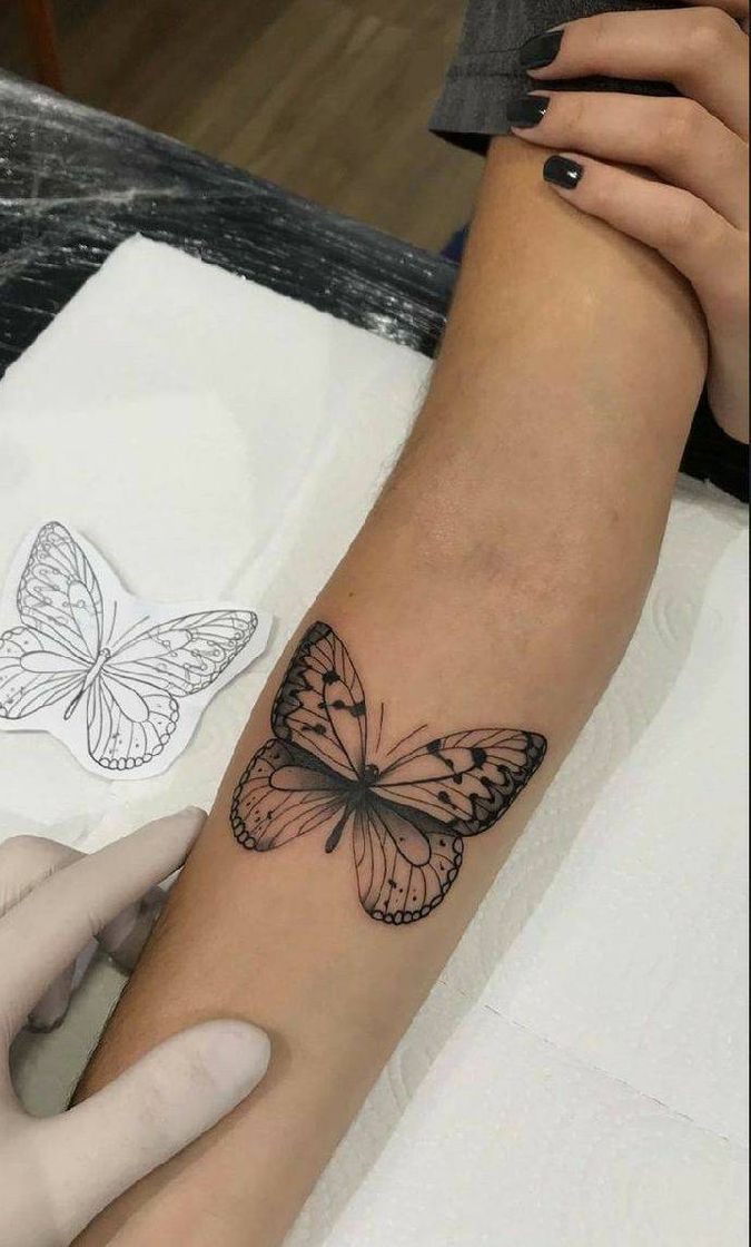 Moda Tatuagem borboleta 